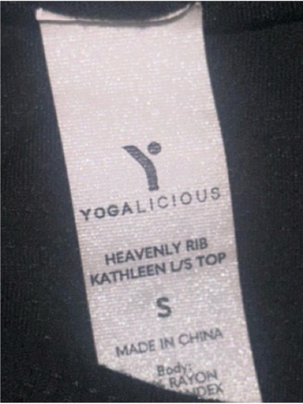 Yogalicious heavenly rib top - Picture 4 of 4